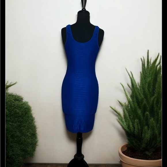 Bebe Royal Blue Sleeveless Mini Dress - Picture 2 of 5